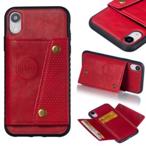 For iPhone XR Leather Protective Case(Red) (OEM)