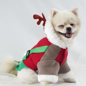Pet Christmas Clothes Fall Winter Small Dog Cute Fawn Transformation Dress, Size: XL (OEM)