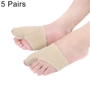 1 Pair SEBS Hallux Valgus Correction Sleeve Feet Care Special Big Toe Bone Ring Foot Thumb Orthopedic Brace Relieve for Men / Women, Size: L (Flesh Color) (OEM)