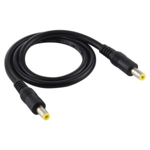 DC Power Plug 5.5 x 2.5mm Male to Male Adapter Connector Cable, Cable Length:1m(Black) (OEM)