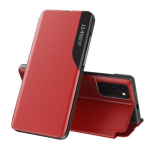For Xiaomi Redmi Note 10 Pro Attraction Flip Holder Leather Phone Case(Red) (OEM)