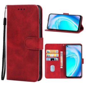 For OnePlus Nord CE 2 Lite 5G Leather Phone Case(Red) (OEM)