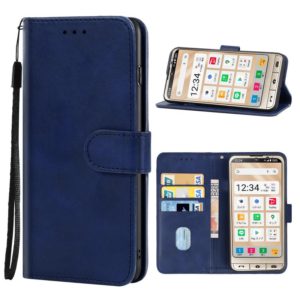 For Sharp Aquos Sense 6/SHG05/SH-54B/Sense 6S/SHG07 Leather Phone Case(Blue) (OEM)