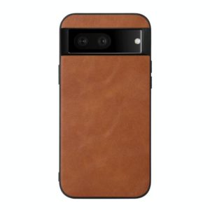 For Google Pixel 7 5G Cowhide Texture PU Phone Case(Brown) (OEM)