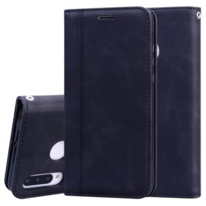 For Huawei P30 Lite Frosted Business Magnetic Horizontal Flip PU Leather Case with Holder & Card Slot & Lanyard(Black) (OEM)