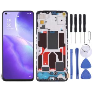 Original LCD Screen For OPPO Reno5 5G/Find X3 Lite with Digitizer Full Assembly with Frame (OEM)