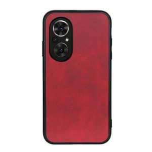 For Honor 50 SE Accurate Hole Two-color Calf Texture Shockproof Case(Red) (OEM)