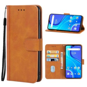 Leather Phone Case For UMIDIGI A7S(Brown) (OEM)