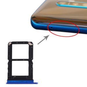 For OPPO Reno Ace SIM Card Tray + SIM Card Tray (Blue) (OEM)