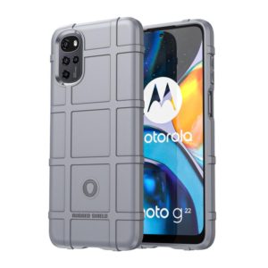 For Motorola Moto G22 Full Coverage Shockproof TPU Case(Grey) (OEM)