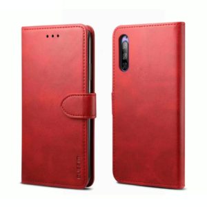 For Sony Xperia 5 GUSSIM Business Style Horizontal Flip Leather Case with Holder & Card Slots & Wallet(Red) (GUSSIM) (OEM)