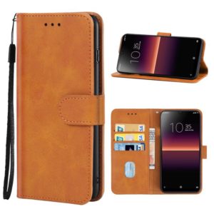For Sony Xperia L4 Leather Phone Case(Brown) (OEM)