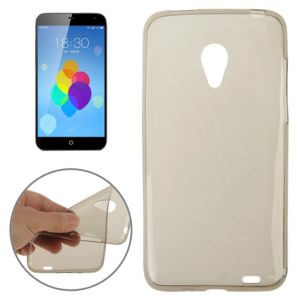 0.7mm Ultra-thin TPU Transparent Protective Case for Meizu MX3(Grey) (OEM)