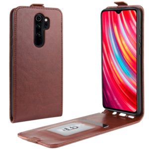 For Xiaomi Redmi Note 8 Pro Crazy Horse Vertical Flip Leather Protective Case(Brown) (OEM)