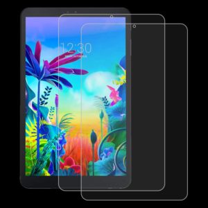 2 PCS 9H 2.5D Explosion-proof Tempered Glass Film for LG G Pad 5 10.1 inch (OEM)