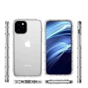 For iPhone 11 Pro Max Four-Side Air Pressure Drop-Proof Thick Transparent TPU Phone Case(Transparent) (OEM)