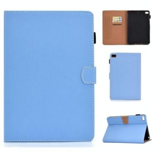 For iPad Mini 4 / Mini 3 / Mini 2 / Mini Solid Color Tablet PC Universal Magnetic Horizontal Flip Leather Case with Card Slots & Holder(Blue) (OEM)