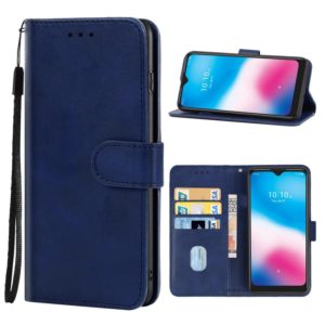Leather Phone Case For Alcatel 3L 2020(Blue) (OEM)