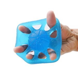 Finger Rehabilitation Training Device Eight-hole Gripper for Emotional Vnting and Pressure Relief Gripper(Blue) (OEM)