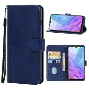 Leather Phone Case For ZTE Blade 20 Smart(Blue) (OEM)