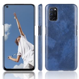 For Oppo A92/A52/A72 Shockproof Litchi Texture PC + PU Case(Blue) (OEM)