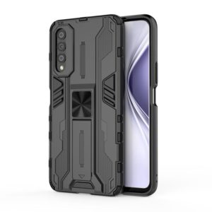For Honor X20 SE Supersonic PC + TPU Shock-proof Protective Case with Holder(Black) (OEM)