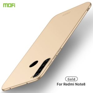 For Xiaomi RedMi Note8 MOFI Frosted PC Ultra-thin Hard Case(Gold) (MOFI) (OEM)