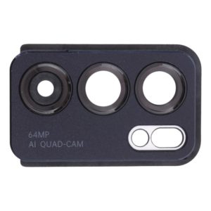 For OPPO Reno6 5G PEQM00, CPH2251 Camera Lens Cover (Black) (OEM)