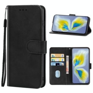 For Tecno Camon 18 Premier Leather Phone Case(Black) (OEM)
