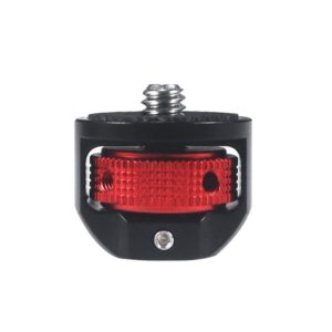 Camera Conversion Screw 1/4 Inch Adapter for DJI Pocket2 /Insta360 ONE X2(Black+Red) (OEM)
