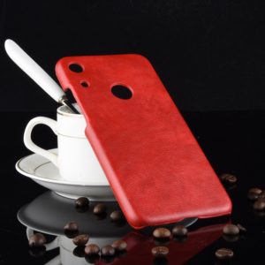 Shockproof Litchi Texture PC + PU Case for Huawei Honor 8A (Red) (OEM)