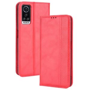For BLU G91 Max Magnetic Buckle Retro Crazy Horse Leather Phone Case(Red) (OEM)