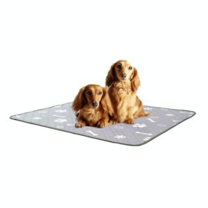 OBL0014 Can Water Wash Dog Urine Pad, Size: L (Bone Pattern) (OEM)