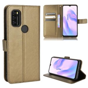 For Blackview A70 2021 Diamond Texture Leather Phone Case(Brown) (OEM)
