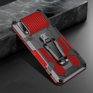 For Samsung Galaxy A70 Machine Armor Warrior Shockproof PC + TPU Protective Case(Red) (OEM)