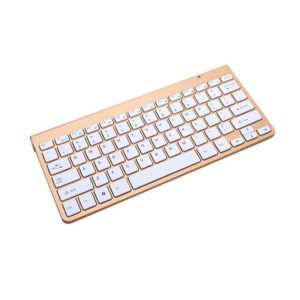 USB External Notebook Desktop Computer Universal Mini Wireless Keyboard Mouse, Style:Keyboard(Tyrant Gold) (OEM)
