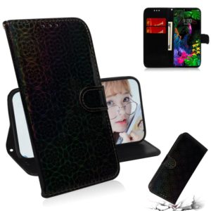 For LG G8 ThinQ Solid Color Colorful Magnetic Buckle Horizontal Flip PU Leather Case with Holder & Card Slots & Wallet & Lanyard(Black) (OEM)