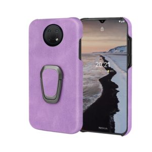 For Nokia G10 Ring Holder PU Phone Case(Purple) (OEM)