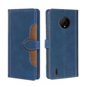 For Nokia C200 Skin Feel Magnetic Buckle Leather Phone Case(Blue) (OEM)