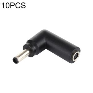 10 PCS 4.5 x 3.0mm Female to 4.5 x 3.0mm Male Plug Elbow Adapter Connector (OEM)