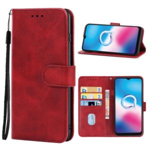 Leather Phone Case For Alcatel 3X (2020)(Red) (OEM)