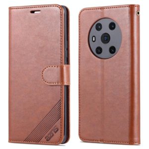 For Honor Magic3 AZNS Sheepskin Texture Horizontal Flip Leather Case with Holder & Card Slots & Wallet(Brown) (AZNS) (OEM)