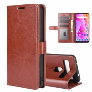 For TCL 10L R64 Texture Single Horizontal Flip Protective Case with Holder & Card Slots & Wallet& Photo Frame(Brown) (OEM)