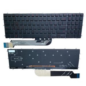 US Version Keyboard For Dell Inspiron 15-7566 5567 7567 5565 5570 7577 P65F(Red with Backlight) (OEM)