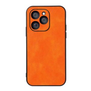 For Honor 60 SE Two-color Litchi Texture Phone Case(Orange) (OEM)
