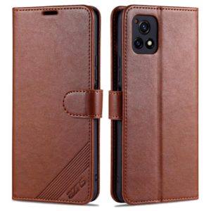 For vivo Y52s AZNS Sheepskin Texture Horizontal Flip Leather Case with Holder & Card Slots & Wallet(Brown) (AZNS) (OEM)