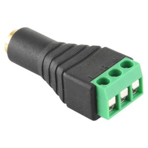 3.5mm Female Plug 3 Pin Terminal Block Stereo Audio Connector (OEM)