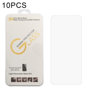 For Oukitel WP15 10 PCS 0.26mm 9H 2.5D Tempered Glass Film (OEM)