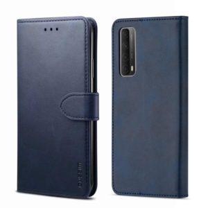 For Huawei P Smart 2021 GUSSIM GS-001 Business Style Horizontal Flip Skin Feel PU Leather Case with Holder & Card Slots & Wallet & Photo Frame(Blue) (GUSSIM) (OEM)