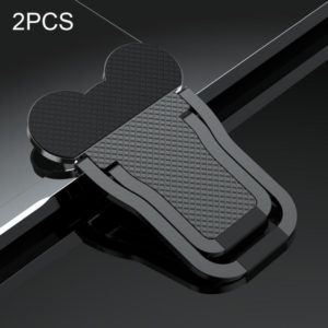 2 PCS Metal Foldable Laptop Stand Bracket(Tarnish) (OEM)